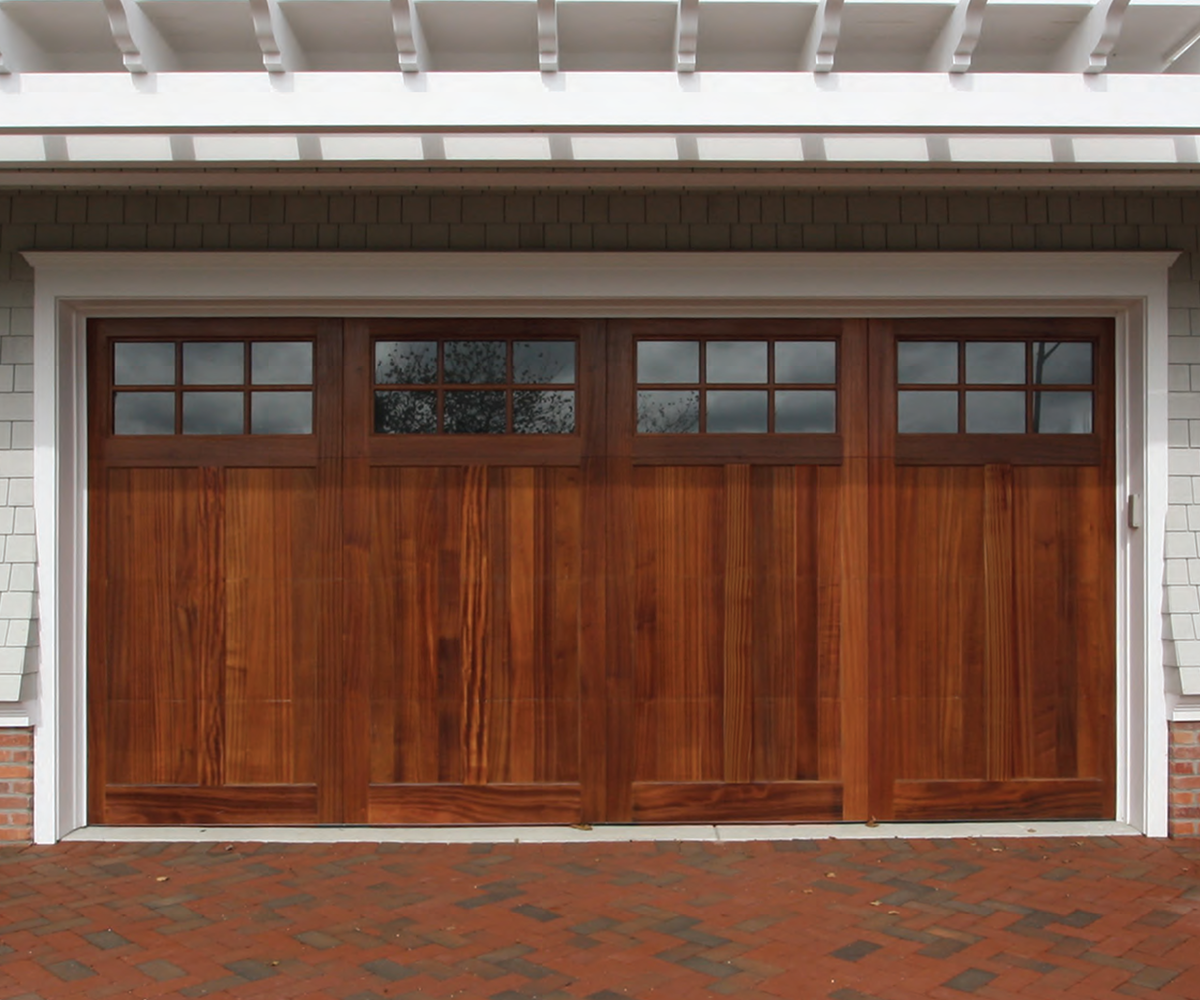 nask door artisan mediallion wood garage doors two